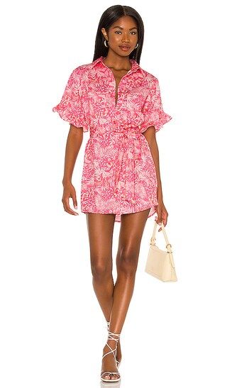 Juliet Mini Dress in Sienna Tropical | Revolve Clothing (Global)