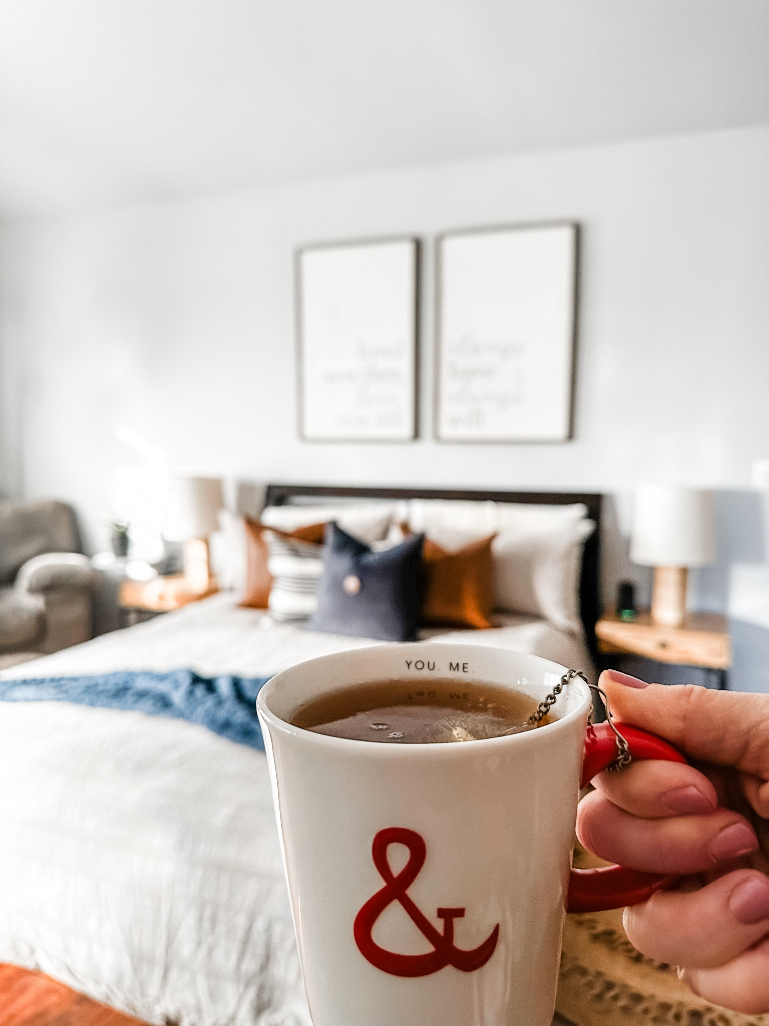 One year apart ❤️
There are a few things I miss about the design elements of our old house. Number one would probably be that german schmear. But, the best thing about our new home is the people I share it with, especially my hubs. (I know, I know…y’all just vomited a bit 😂)

I *think* I know what I’m going to do to this wall. And it’s going to happen sooner than later. I’m going between black and dark green. What would you choose?

#bedroomstyle #bedroommakeover #bedroomdecor #interiordesign #bedrooms

#LTKhome #LTKfamily #LTKSeasonal