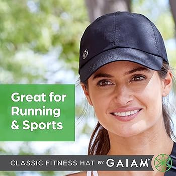 Gaiam Women's Classic Fitness Running Hat - Ponytail Hats with Quick-Dry Sweatband for Hiking & S... | Amazon (US)