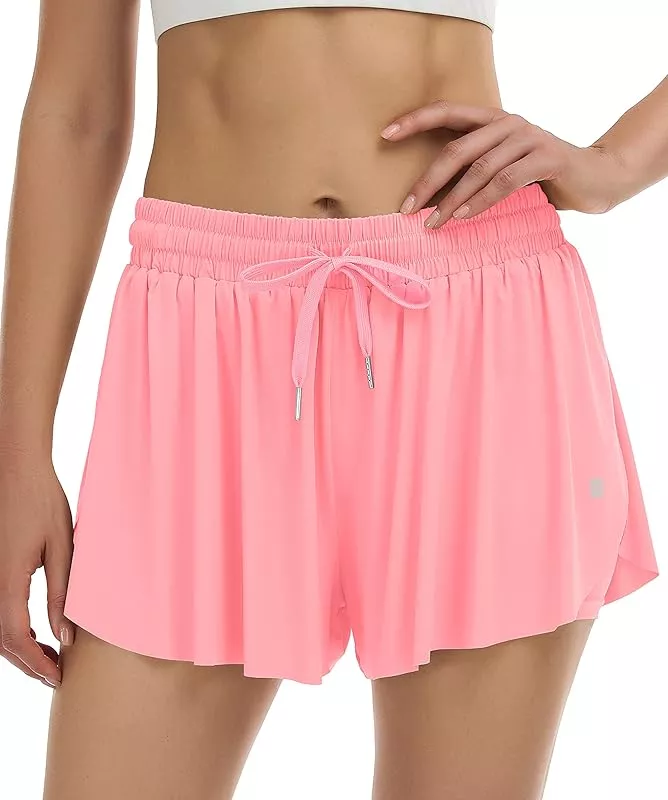 Women's Fleece Lounge Pajama Shorts - Colsie Blue M 1 ct