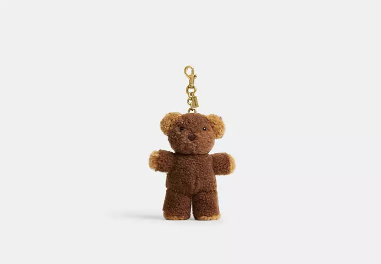 Teddy Bear Bag Charm In Shearling | Coach (US)