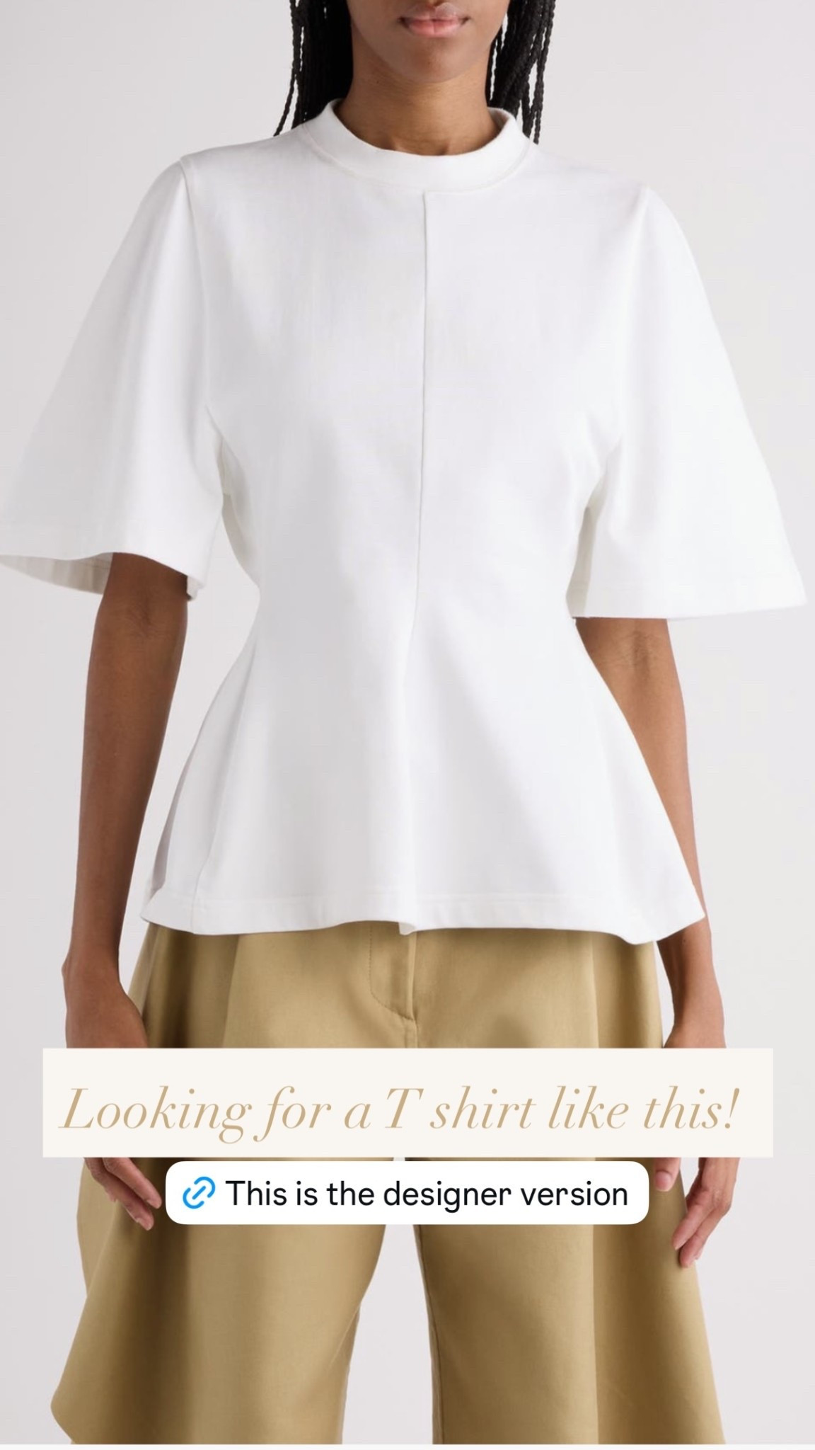 Shaped T-Shirt by Balenciaga available here.

#classicstyle
#modernfashion
#shapedtee
#summerblouse
#summertop

#LTKootd #LTKSeasonal #LTKSaleAlert