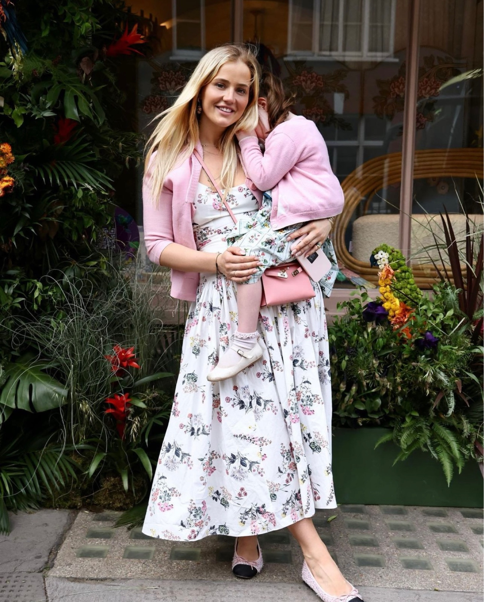 Matching 🩷 
Mother and daughter outfit, matching outfits, floral summer dress, pink cardigan, daughter outfits, children’s outfit, summer style, baby pink 

#LTKkids #LTKSeasonal #LTKstyletip