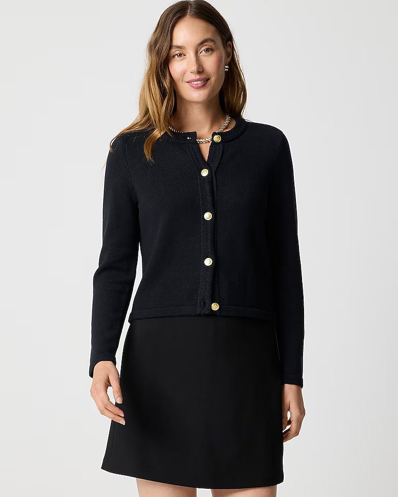 Cotton cardigan sweater lady jacket | J.Crew Factory