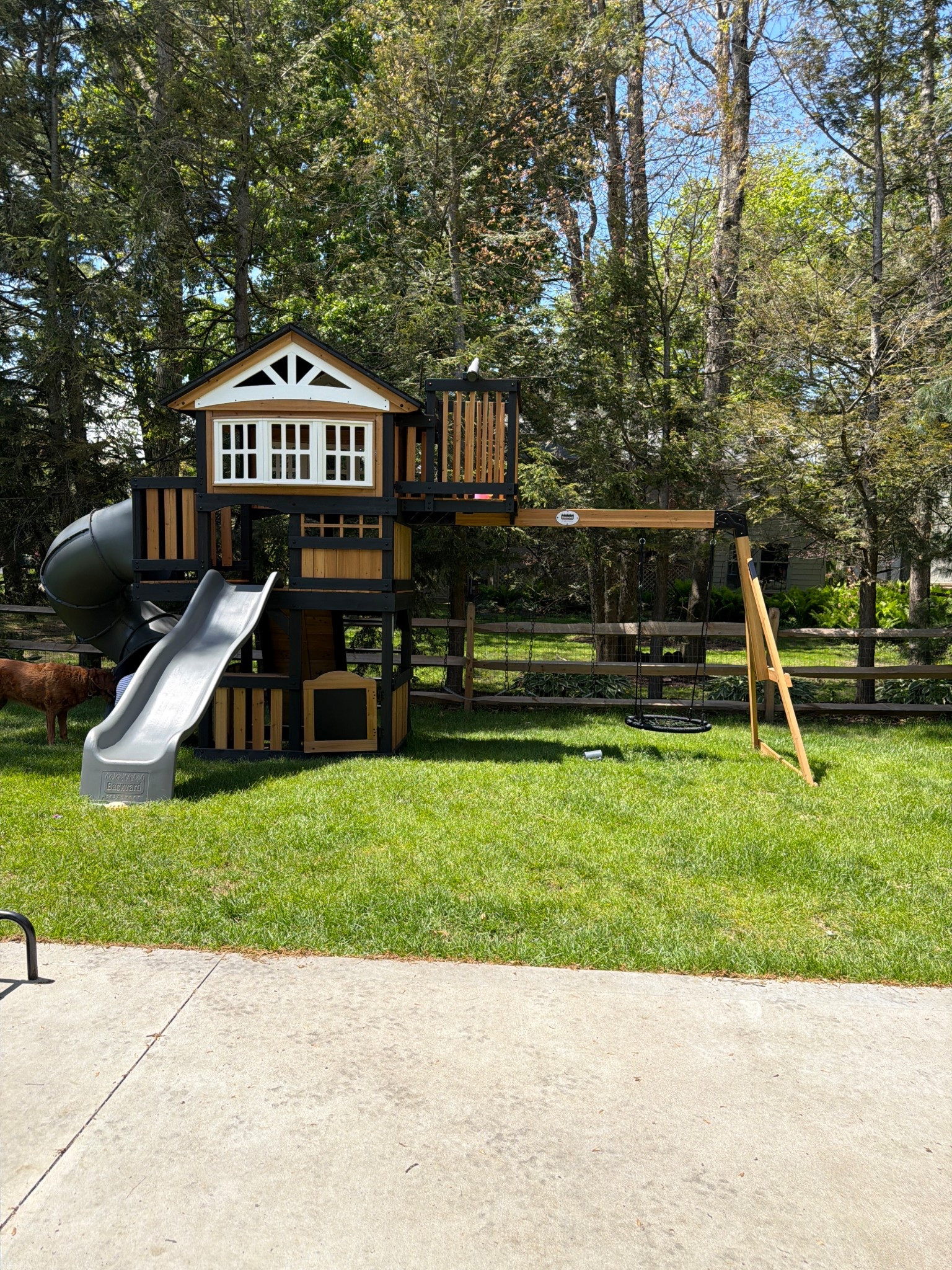 Finally put together the swing set for the kids!! They’re obsessed!!

#LTKSeasonal #LTKdayinmylife #LTKHome