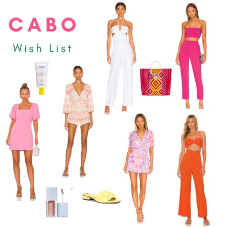 My cabo wishlist. 

Vacation wishlist. Vacation outfit inspiration. Cabo outfits. 

#LTKstyletip #LTKbeauty #LTKtravel