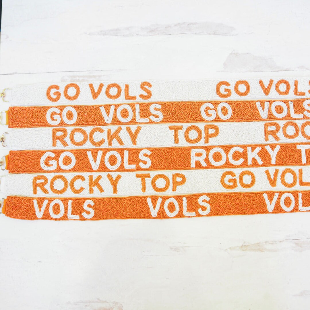 College Purse Strap Gameday Purse Straps Beaded Strap Vols - Etsy | Etsy (US)