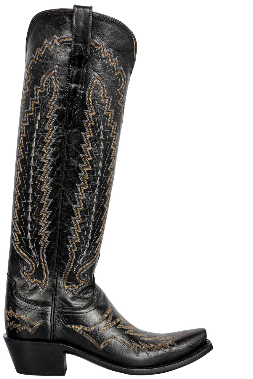 Lucchese Women's Priscilla Black Cowgirl Boots | Pinto Ranch | Pinto Ranch