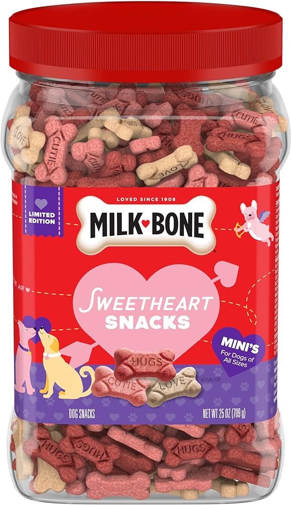 Milk-Bone Sweetheart Snacks Mini’s Dog Treats, 25 Ounce (Pack of 1) | Amazon (US)