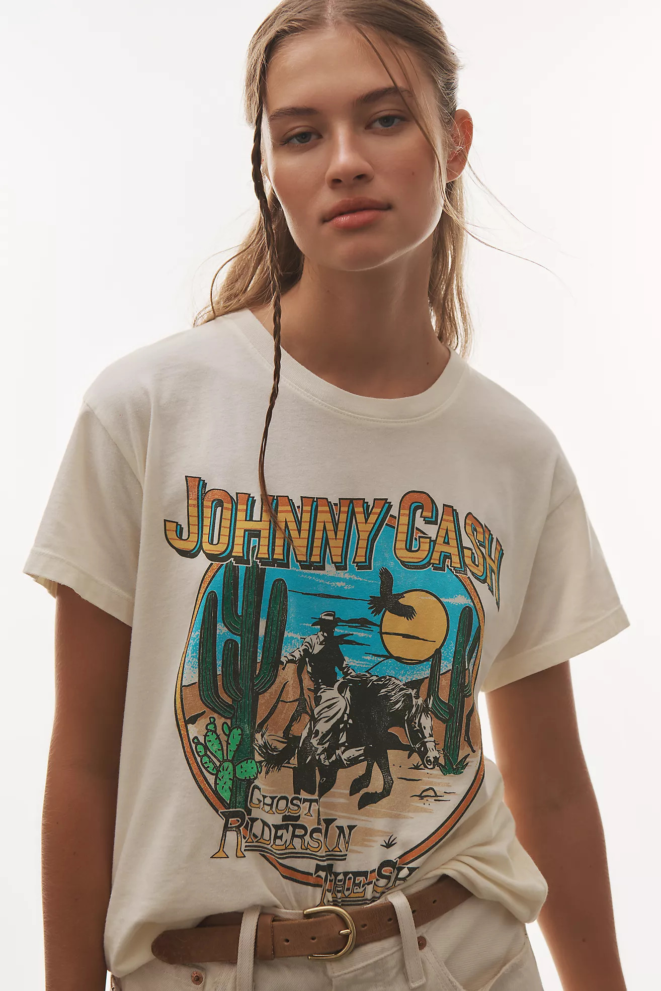Letluv Johnny Cash Tour Graphic Tee | Anthropologie (US)