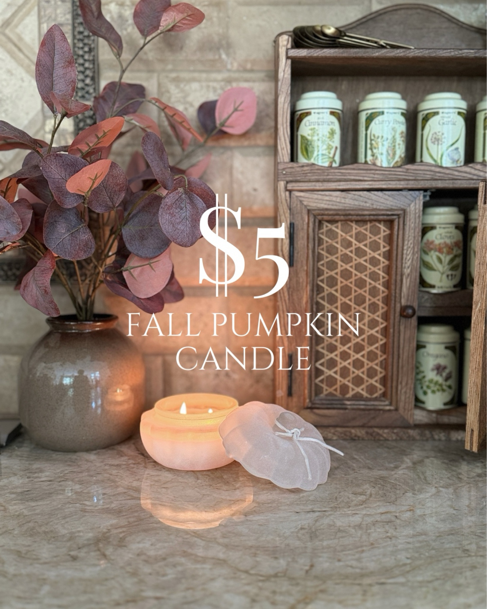 $5 fall pumpkin candle! 

This $5 pumpkin candle is so adorable and smells amazing!! 🍂🎃🤍 Perfect for fall! Comes in various colors and sizes and scents & the best part is that you can reuse it as a container or fall home decor afterwards! Win win! 🍂🍁🍂🍁


.
.
.
.
#falldecorinspo #mycozyhome #fallcandles #fallhomedecor #mythriftedhome 

#LTKFallSale #LTKSeasonal #LTKHome