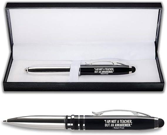 Engraved Teacher Gift Pen - 3-in-1 Pens For Teachers - LED Light and Stylus Tip - Best Teacher Gi... | Amazon (US)
