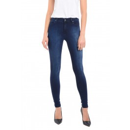 High Rise Skinny - Ann - Medium/Dark Blue | Mott & Bow