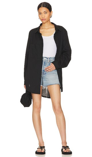 X Revolve Bello Shirt in Black | Revolve Clothing (Global)