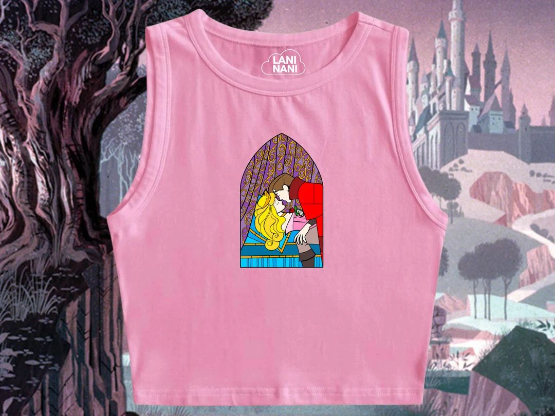 Sleeping Beauty Crop Top Disney Princess Crop Top Disney Shirt Disney Vacation Shirt - Etsy | Etsy (US)