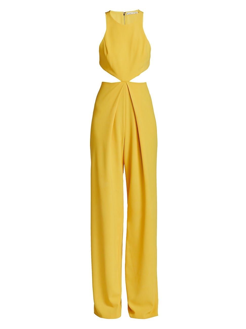 Alice + Olivia Women's Cara Cutout Jumpsuit - Golden Rod - Size 4 | Saks Fifth Avenue