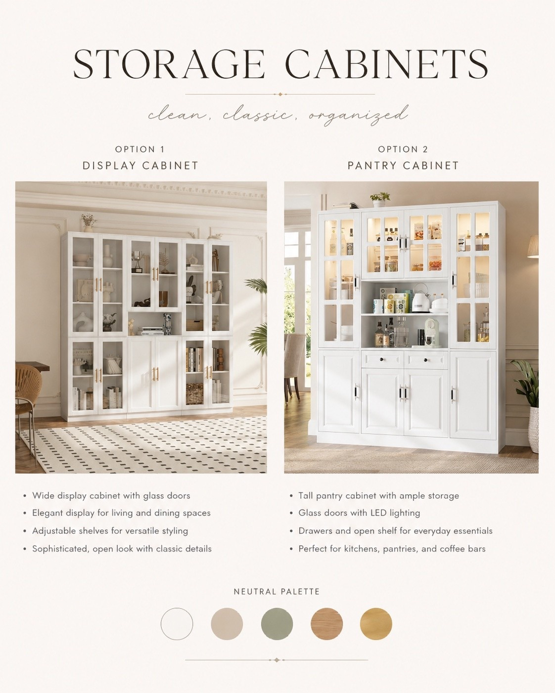 I just feel like these are such great options for extra storage whether you need an extra pantry or an extra place to store appliances!

#LTKHome #LTKKids #LTKSeasonal