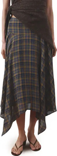Falda Pika Check Midi Skirt | Nordstrom
