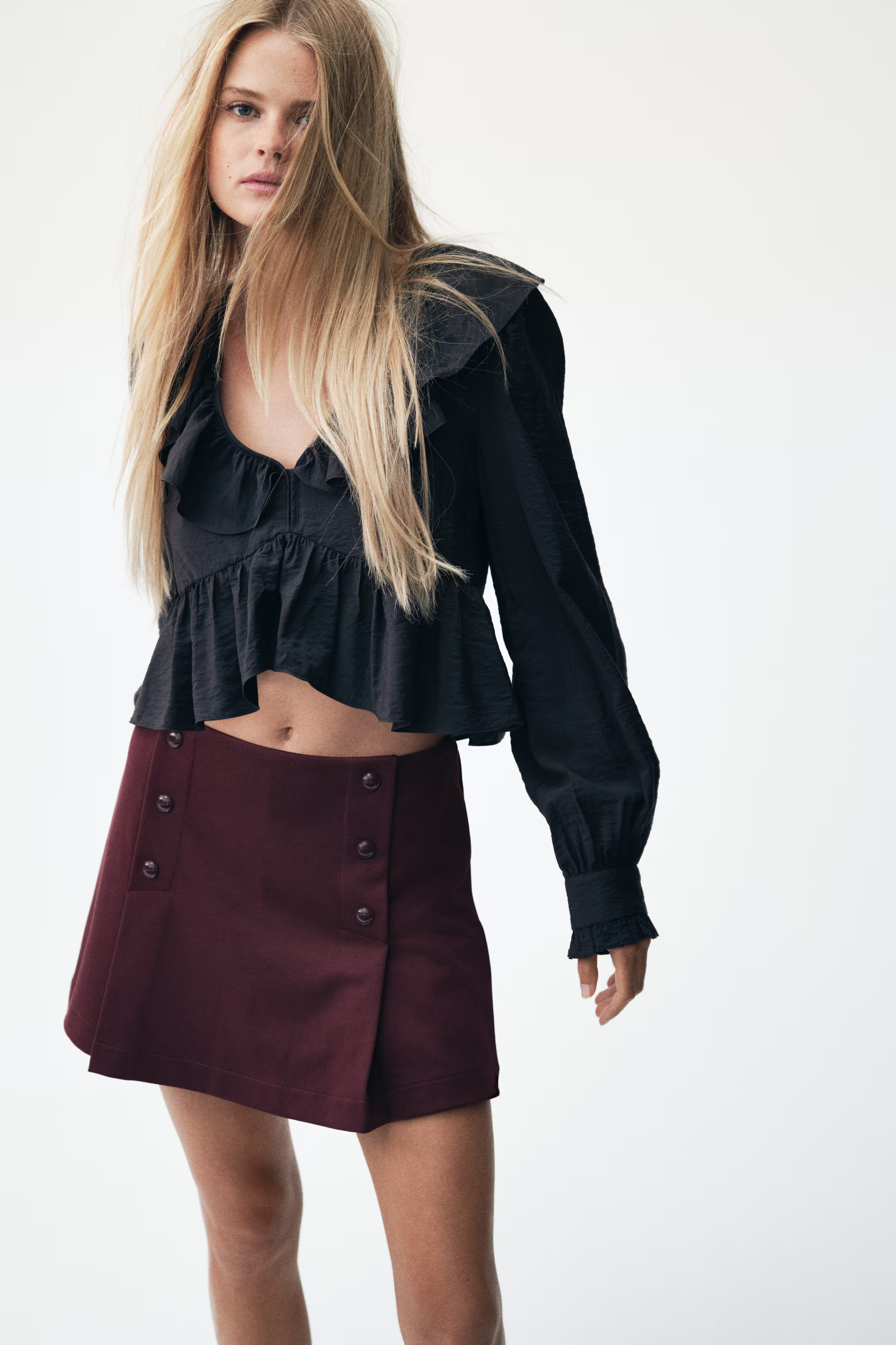 Flounced Blouse | H&M (US + CA)