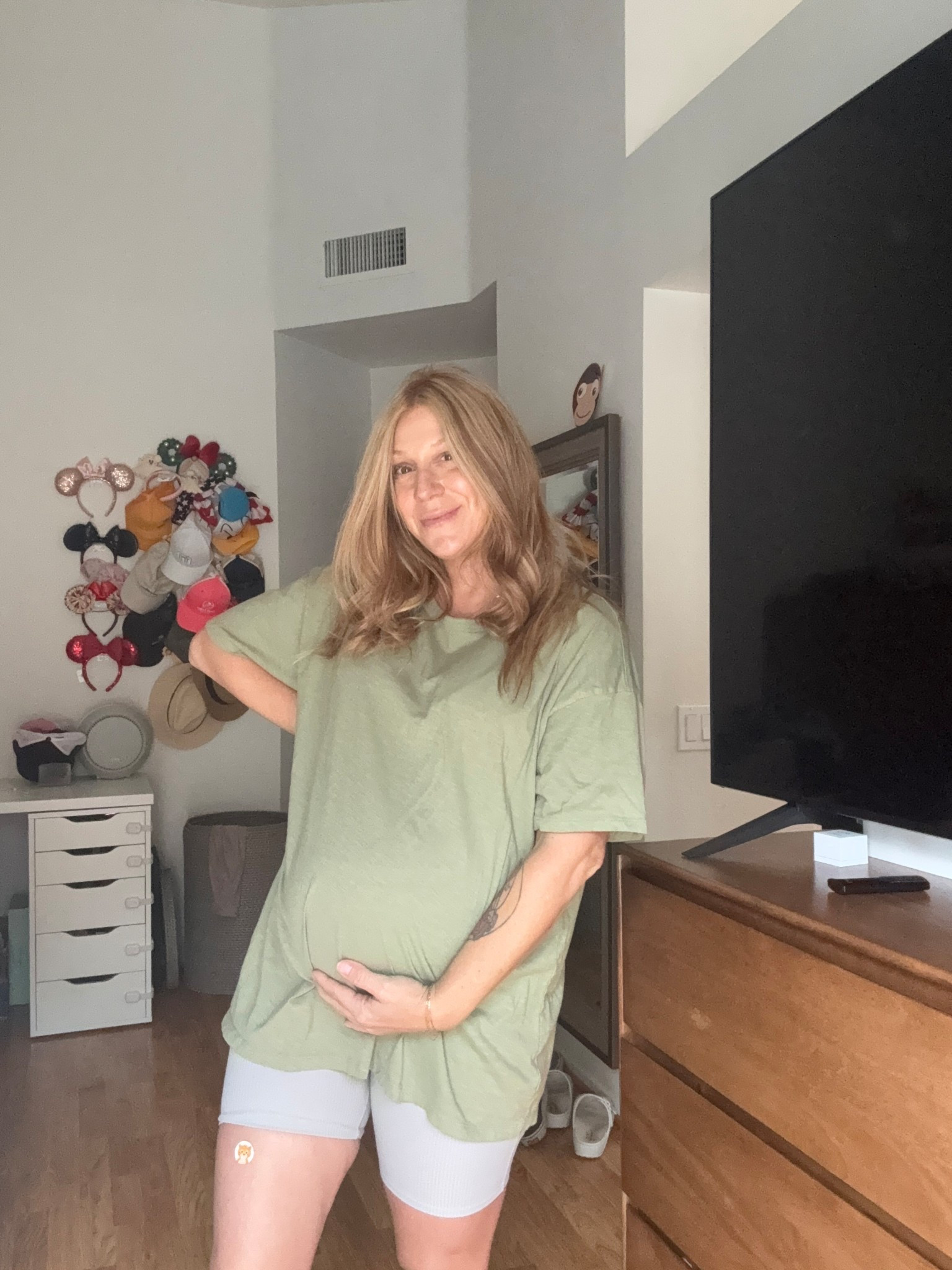 Oversized shirts for the win! Trying to buy less “maternity” and reaching for tops I’ll wear after baby too. 

#LTKBump #LTKFallSale #LTKBaby