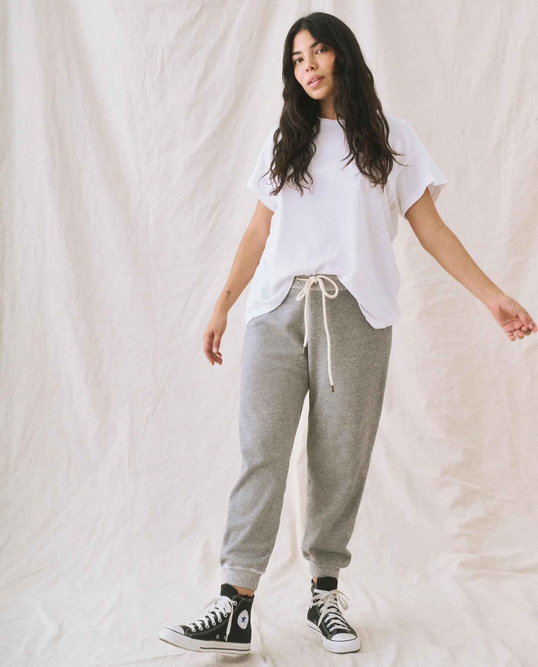 The Cropped Sweatpant. | THE GREAT.