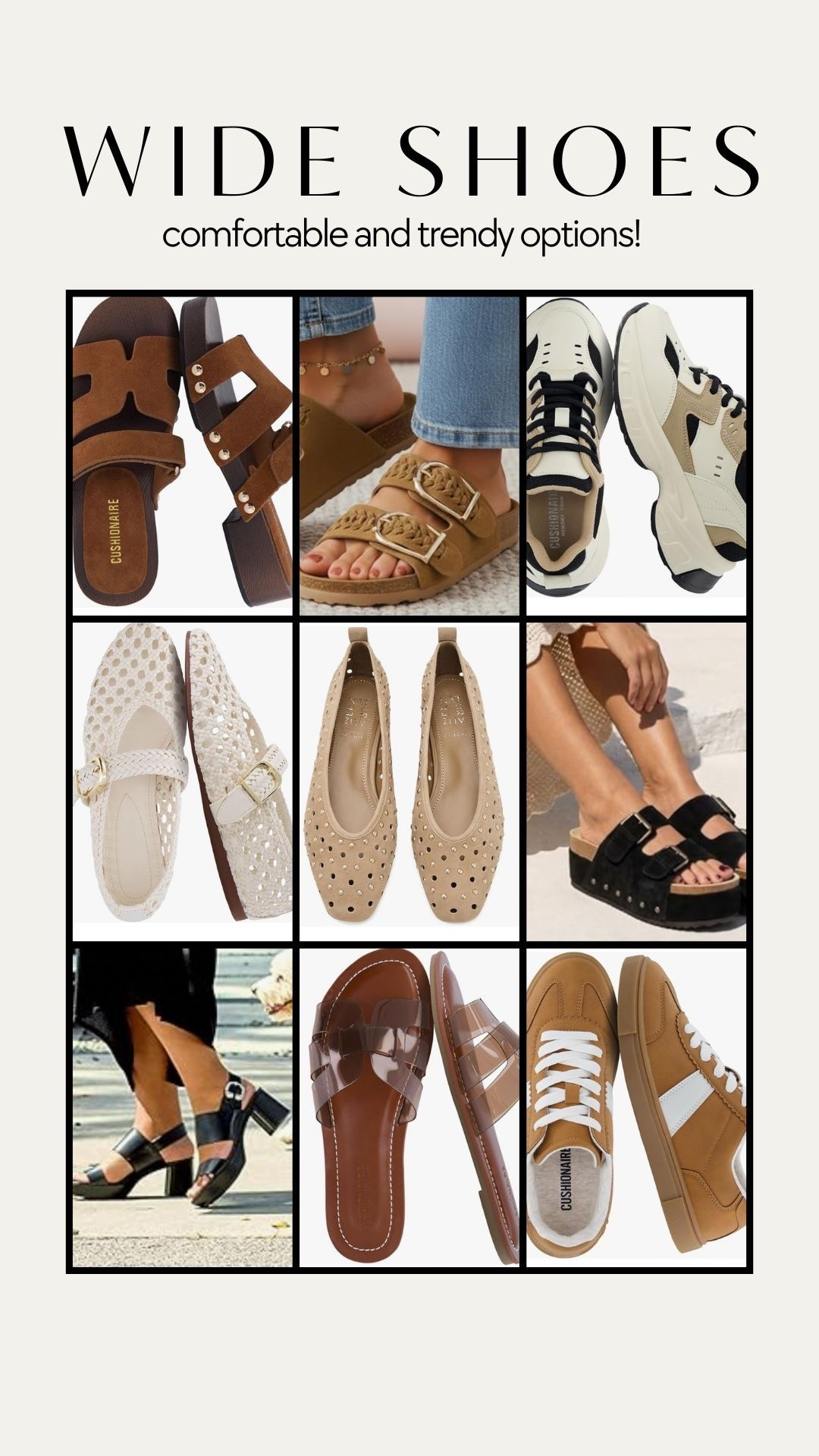 Wide shoes. Wide sole shoes for summer. Budget friendly shoes.

#LTKPlusSize #LTKOver40