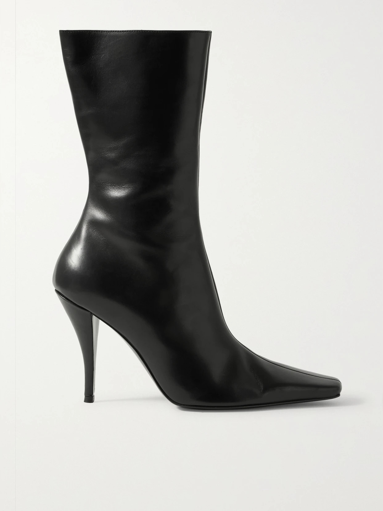 The Row - Shrimpton Leather Ankle Boots - Black | NET-A-PORTER (US)