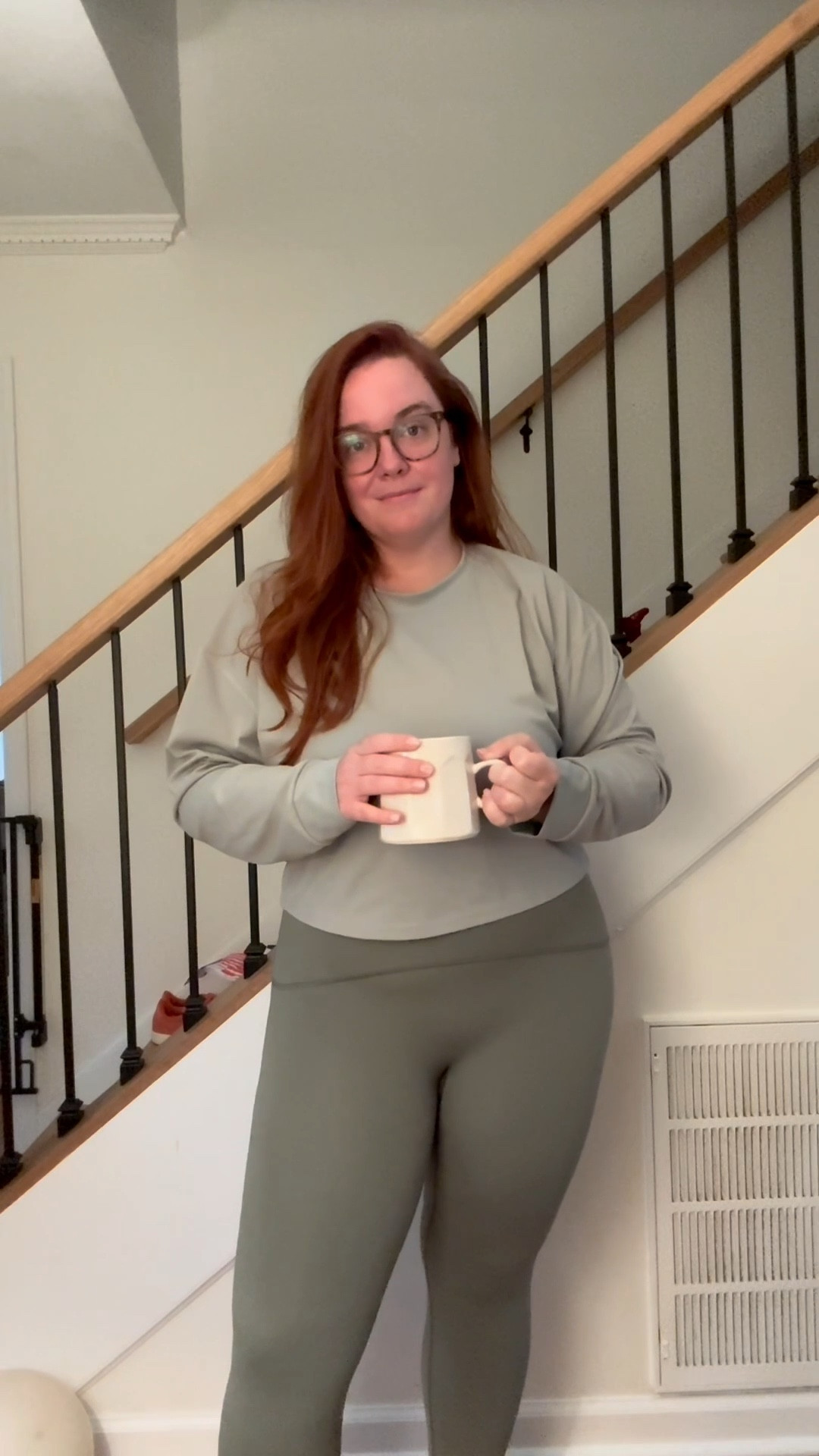 If you like compression athletic leggings the Spanx ones are for you! They’re super supportive and I love the way the material feels. If you’re in between sizes, I recommend sizing up. The exact color I’m wearing is sold out but I’ve linked the style!