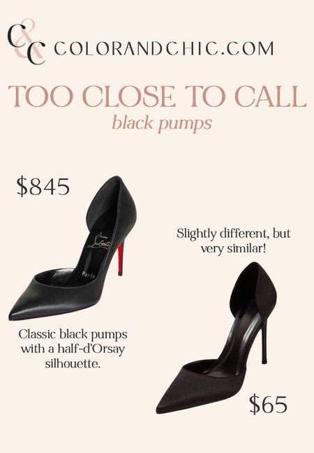 Black pumps that would be pretty for date night or formal evening! 

#LTKstyletip #LTKshoecrush