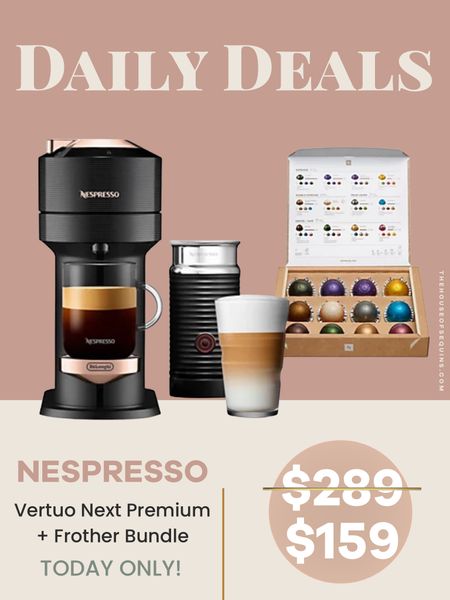 Nespresso bundle deal TODAY ONLY! 

Follow my shop @thehouseofsequins on the @shop.LTK app to shop this post and get my exclusive app-only content!

#liketkit 
@shop.ltk
https://liketk.it/40Mdx

#LTKsalealert #LTKhome #LTKGiftGuide