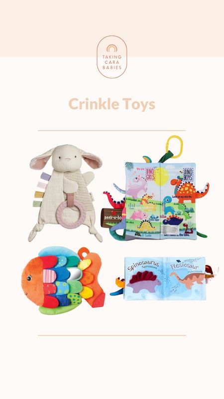 Crinkle sensory toys are great to help stimulate fine motor skills development. The crinkle helps keep babies stimulated. Then, engaging with the texture the baby learns the concept of cause and effect. Check these out for fun ways to entertain your little one. 

#LTKfindsunder50 #LTKbaby #LTKbump