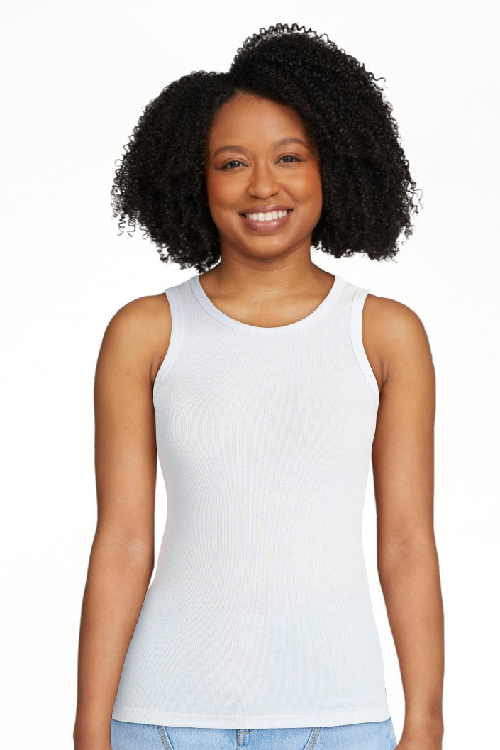 No Boundaries Ribbed High Neck Tank Top, Women's XXS-XXL | Walmart (US)