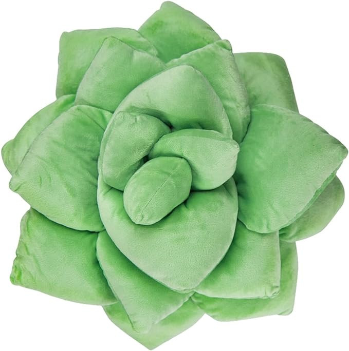 Green Philosophy Co. Plush Leaf Pillow - 3D Accent Succulent Leaf Throw Pillow for Indoor Couch S... | Amazon (US)
