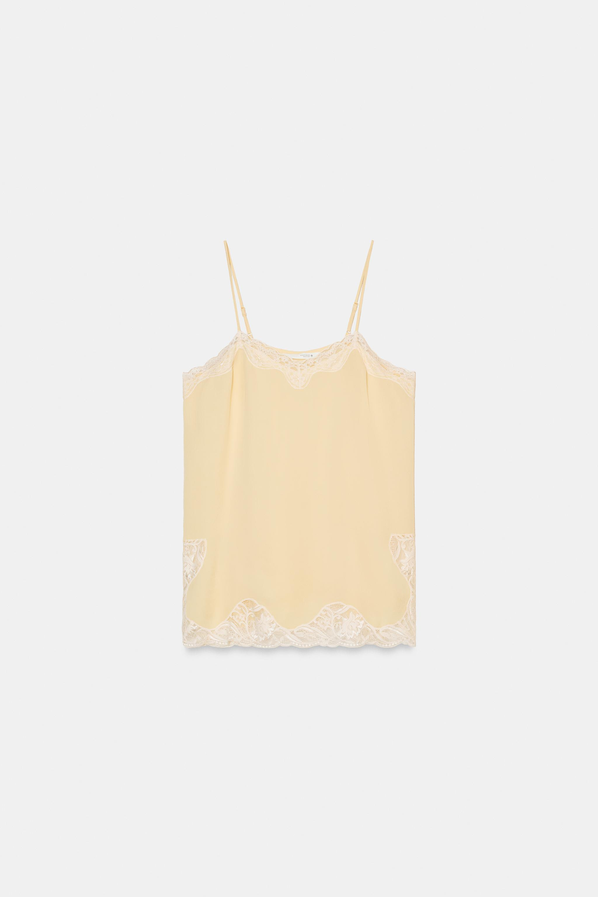 LACE CAMISOLE TOP ZW COLLECTION | Zara US