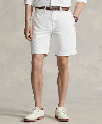 9-Inch Stretch Classic Fit Chino Short | Macy's