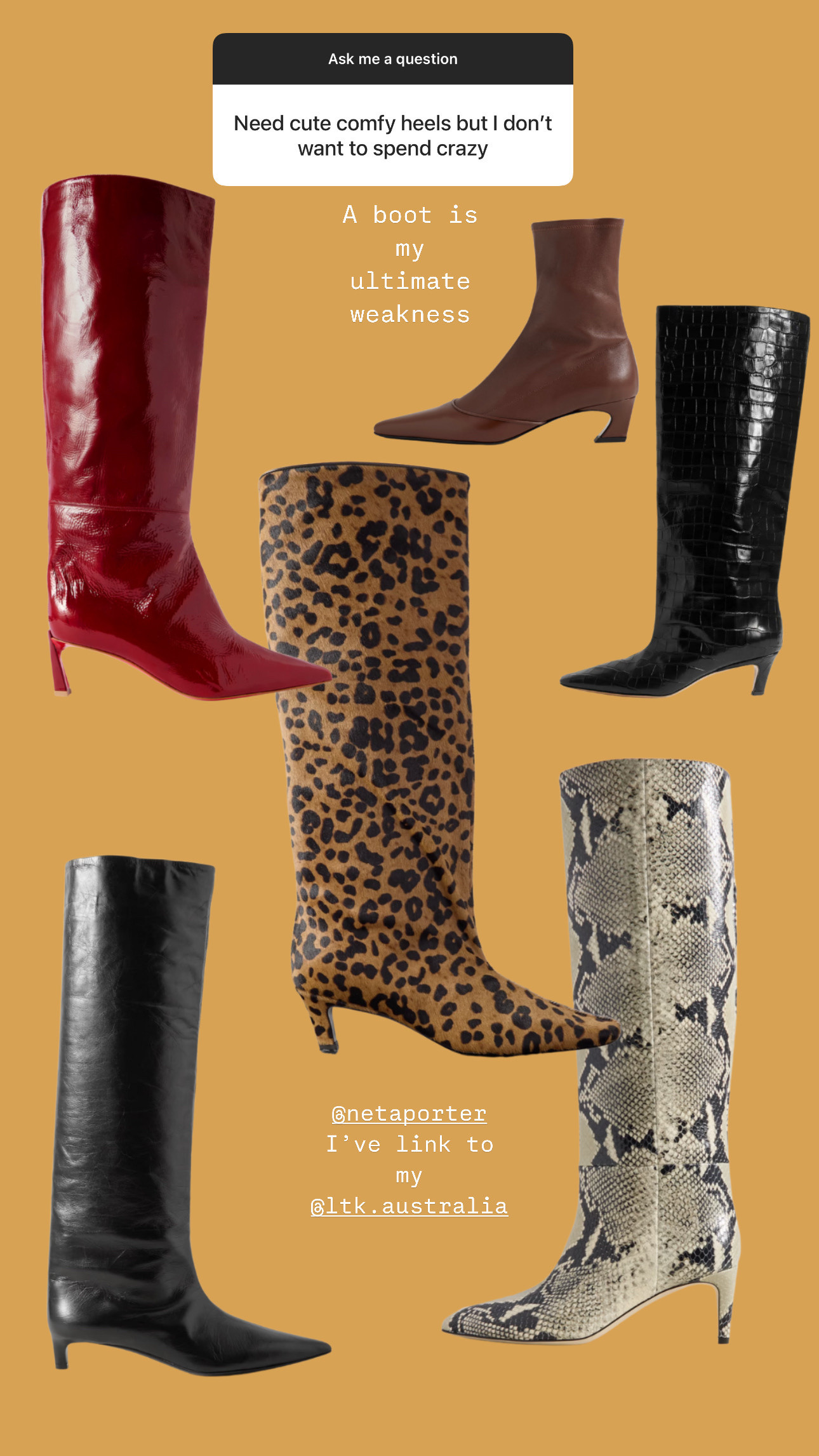 A boot is my ultimate weakness! Shop my current favourites❤️ 

 #LTKaustralia