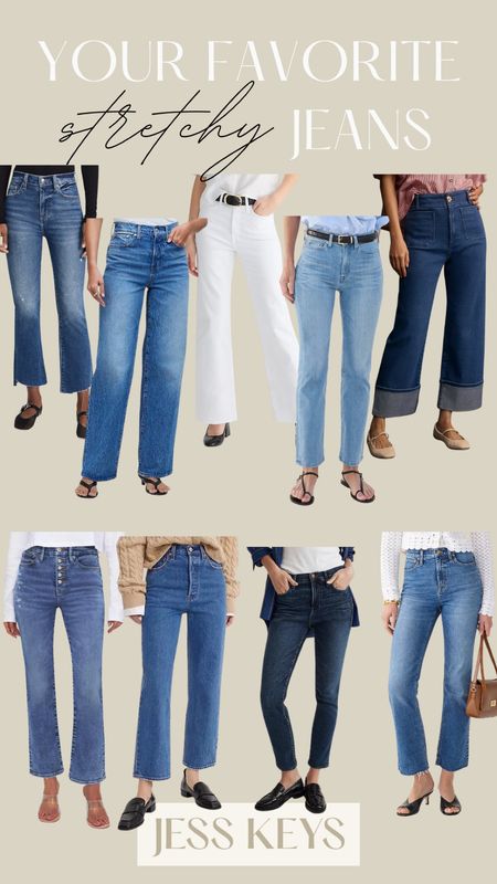 Your favorite stretchy jeans. Rounded up the most popular suggestions for denim with stretch 🤌🏼👖 

Jeans, spring style 

#LTKfindsunder100 #LTKSeasonal #LTKstyletip