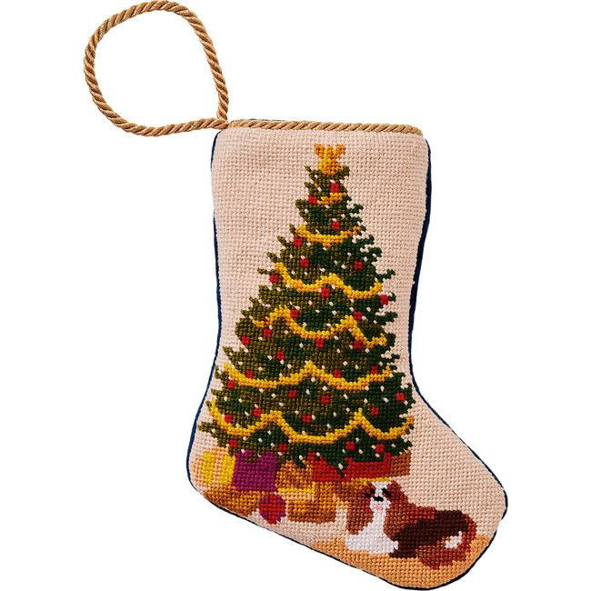 Bauble Stockings | Mini O christmas Tree Stocking, Multi (Gold) | Maisonette | Maisonette