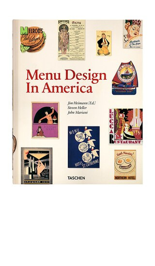 TASCHEN Menu Design in America in Beauty: NA. | Revolve Clothing (Global)