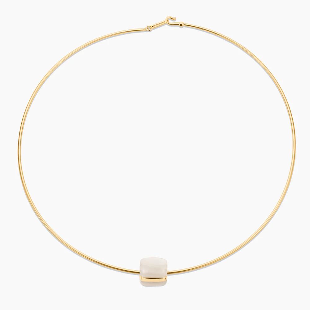 Celine Mother Of Pearl Choker Necklace | Thatch
