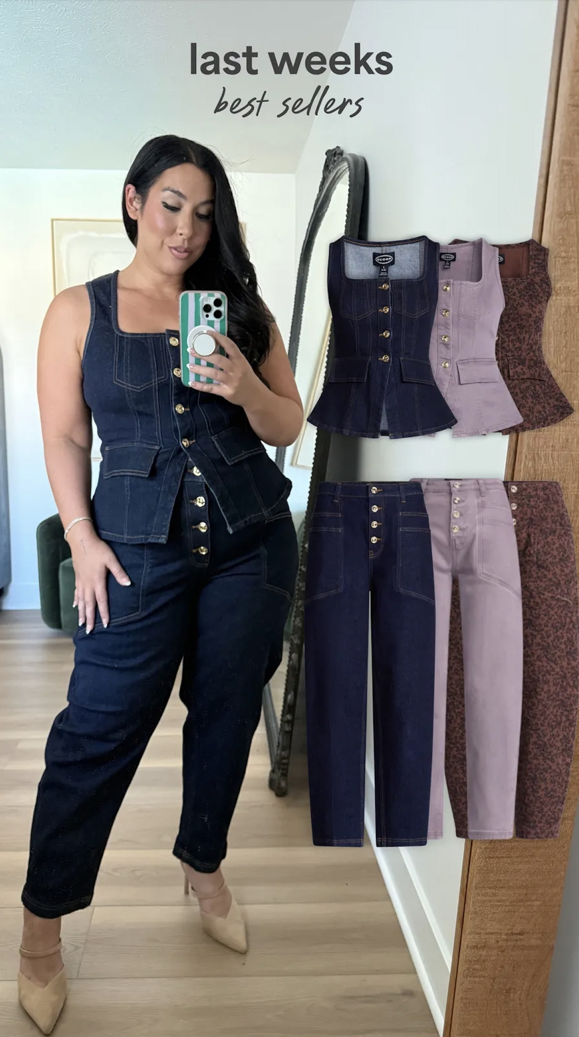 This denim set is soft belly friendly fun and has just the right amount of stretch to make it feel so comfortable!

Fall outfits, affordable outfits for fall, fall fashion, matching set, Walmart fashion, Walmart finds, mid size ootd

#LTKootd #LTKMidsize