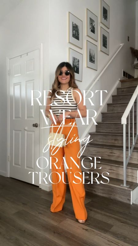 If you are heading somewhere warm soon please take these gorgeous orange trousers with you! They are stunning and fit true to size! I’m wearing size xs! 
Linking all the tops that are available online, the other ones are only available in-store! 

#LTKunder50 #LTKFind #LTKstyletip