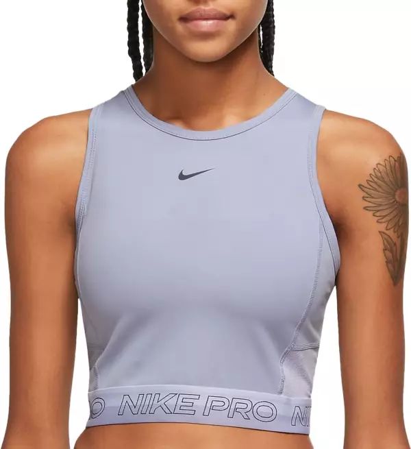 Nike Women's Pro Dri-FIT Femme Cropped Tank Top | Dick's Sporting Goods