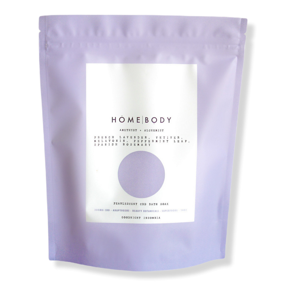 Homebody Amethyst + Alchemist Pearlescent CBD Bath Bomb Soak | Ulta