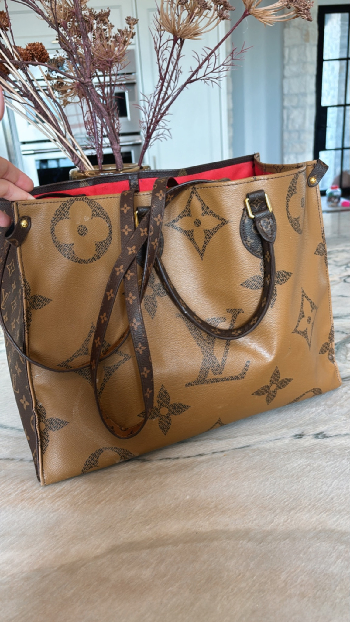 Little dirty and wrinkly (it’s well used, we use it as our church bag)👜