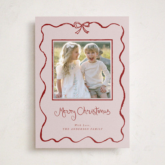 "quirky fun" - Customizable Holiday Photo Mount Cards in Black by Cass Loh. | Minted