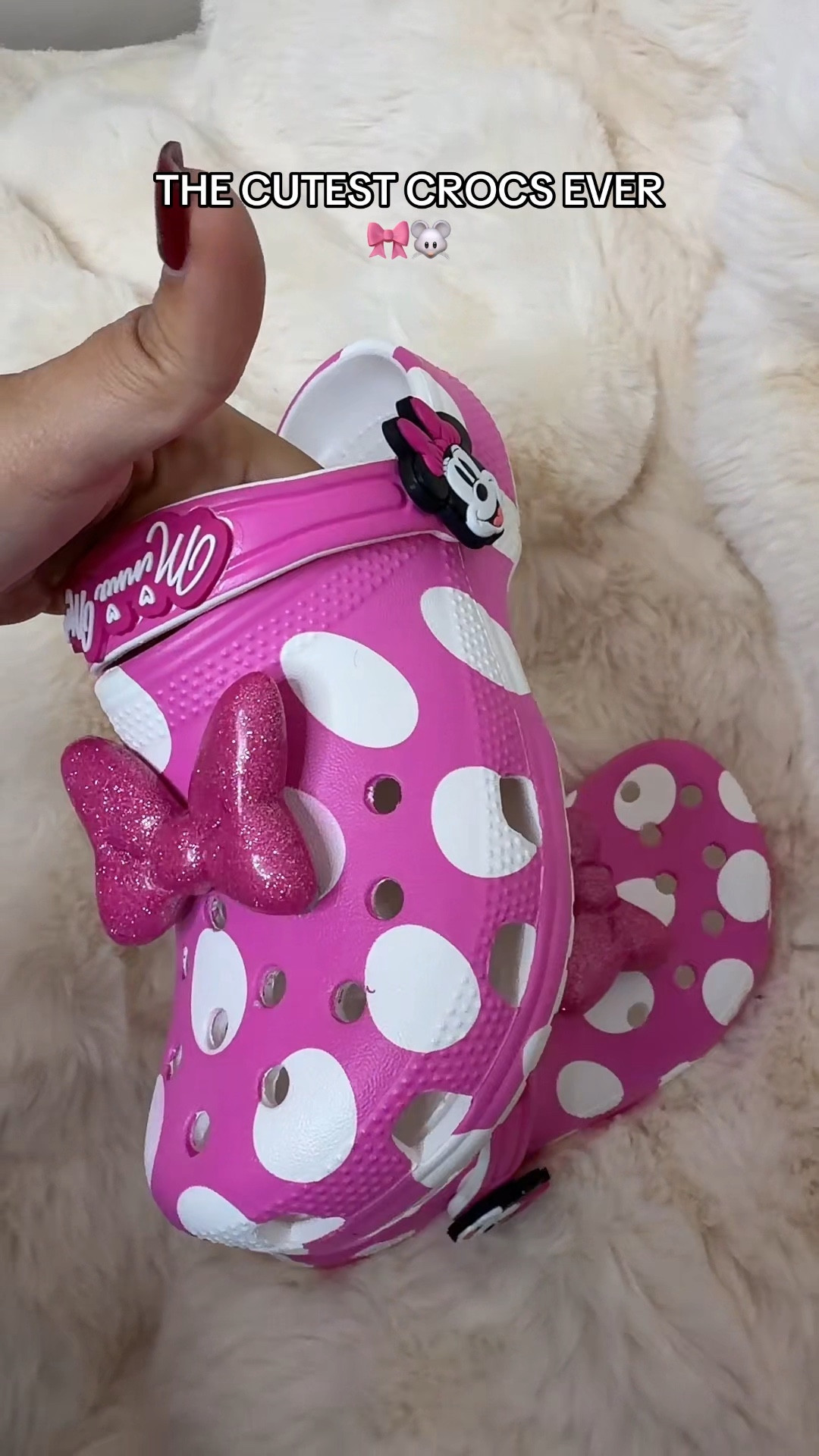 The cutest Minnie Crocs ever 🎀🐭 comfy, lightweight, and perfect for Disney days or everyday mom life ✨ I’ve been reaching for these nonstop! 

#LTKmomlife #LTKKids