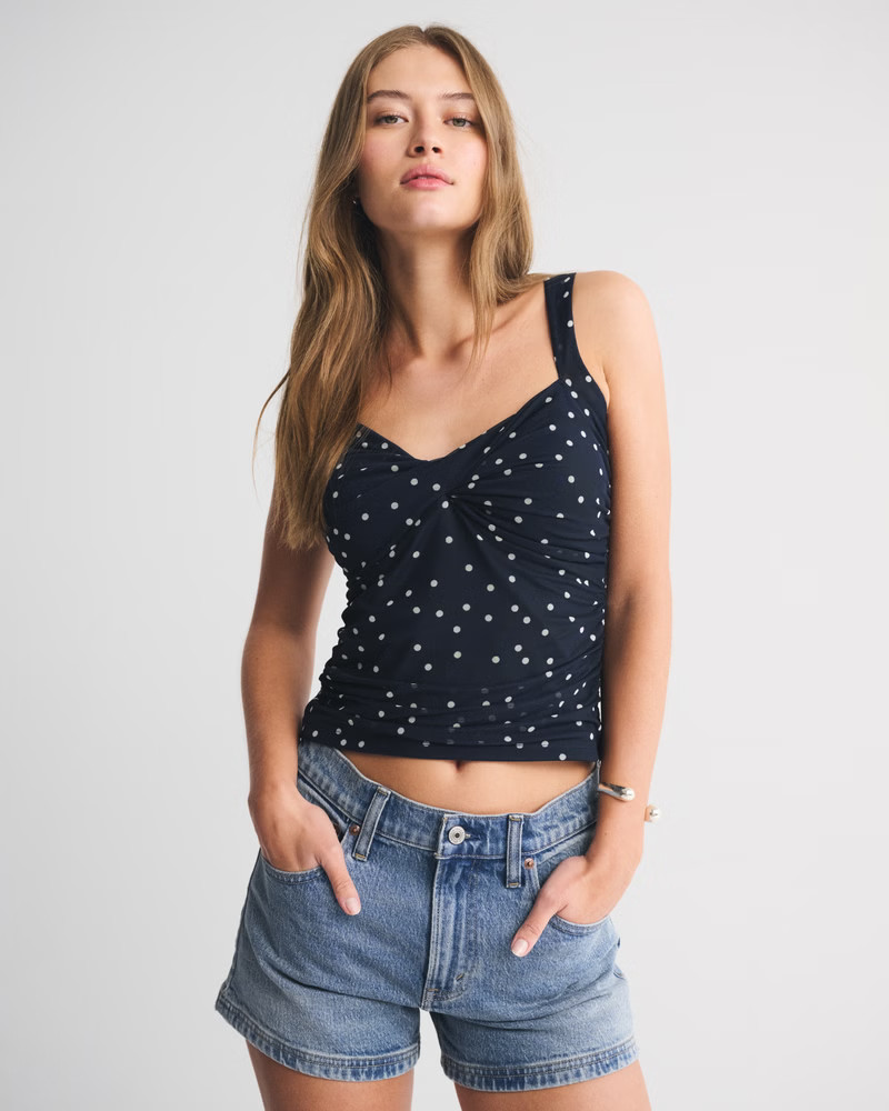 High Rise 90s Cutoff Short | Abercrombie & Fitch (US)
