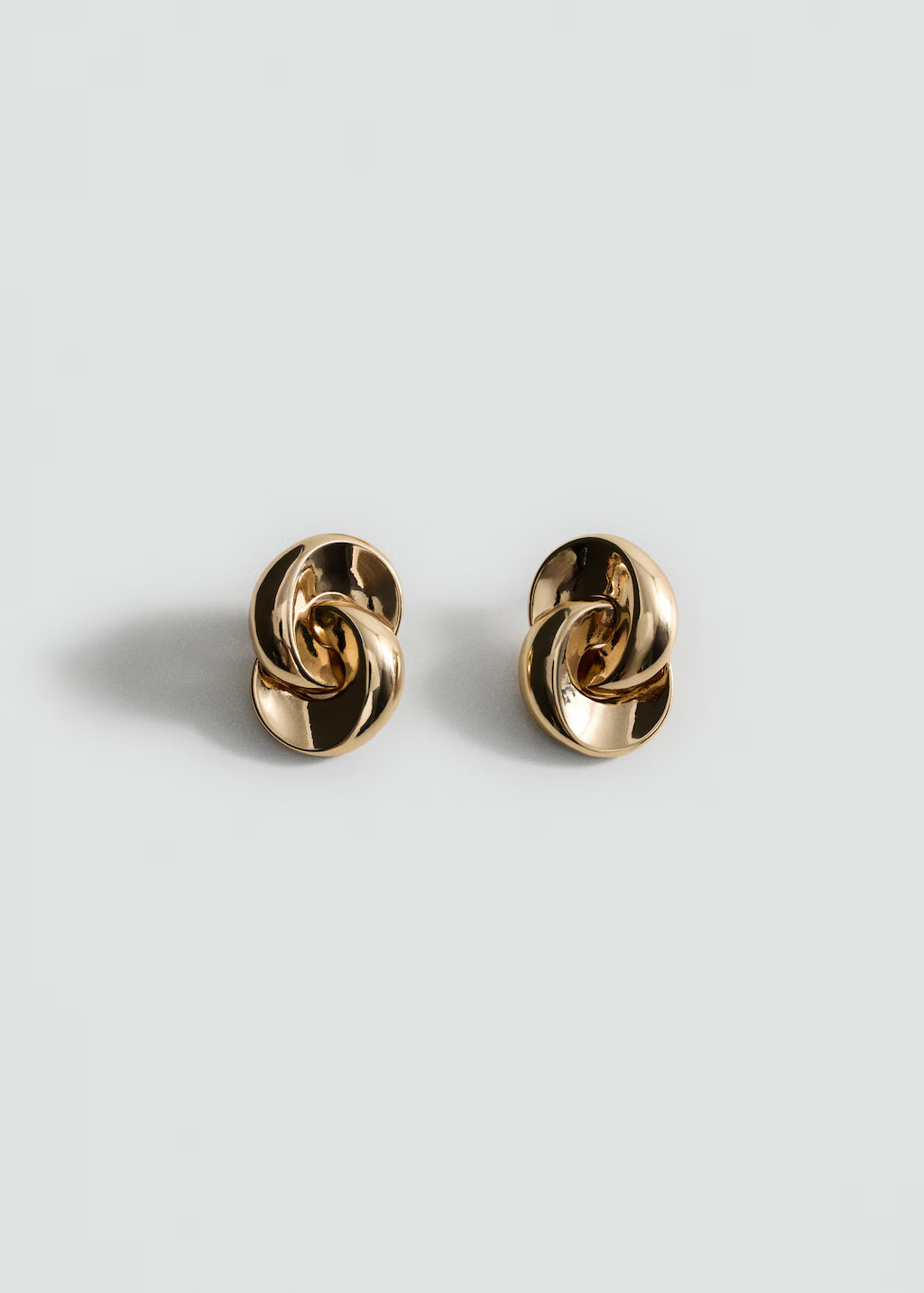 Intertwined hoop earrings | MANGO (UK)