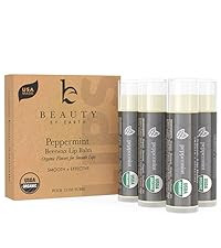 USDA Organic Peppermint Lip Balm - USA Made with Natural Ingredients, Stocking Stuffers for Women... | Amazon (US)